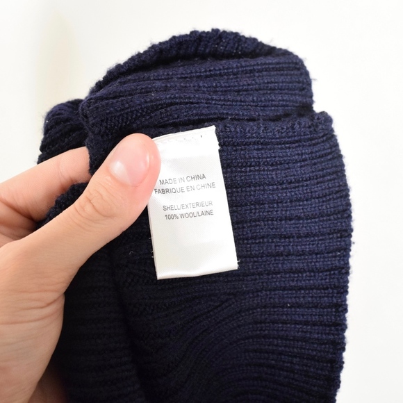 SOLD Theory Wool Ribbed Knit Sweater Dress - Picture 5 of 6